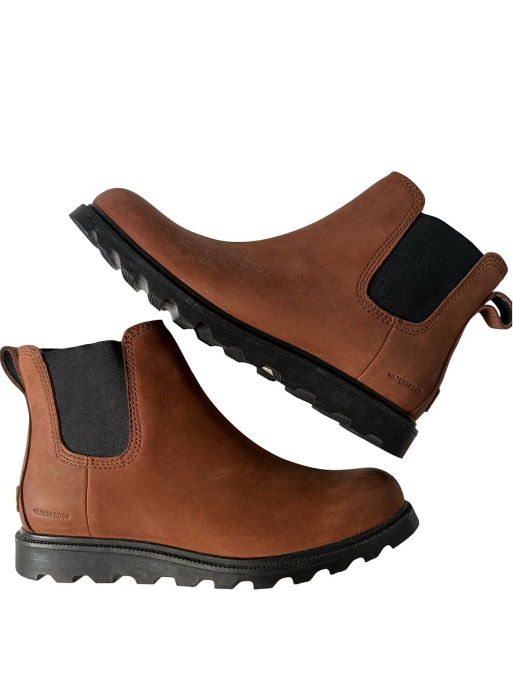 Sorel Ainsley Chelsea Boots Brown Waterproof Women’s 6.5